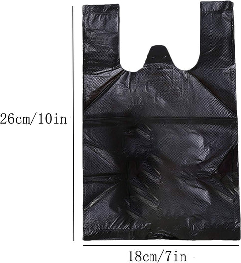 Personal Disposal Bags, Sanitary Napkin Bags Set of 300 Pack, Black Little Waste Bags