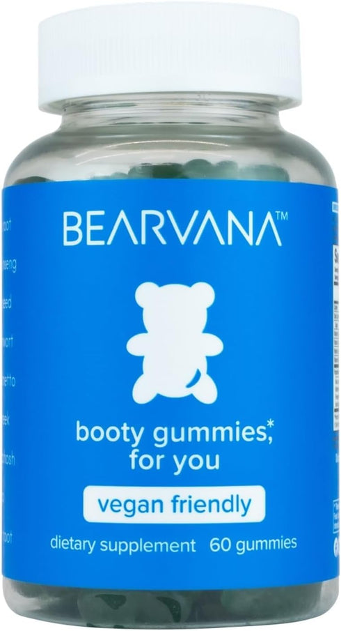 BEARVANA Peach Support Womens Multivitamin Gummies | Herbal & Vitamin Gummy Supplement