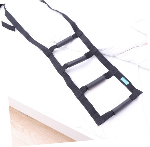 Ipetboom Sit Up Assist Device Bed Ladder with Comfortable Grips Durable Webbing for Easy Use for Elderly Pregnant