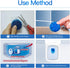 KIISIISO Automatic Toilet Bowl Cleaner Tablets, Bathroom Toilet Tank Cleaner, Blue Clean Bubbles, Long-lasting 300