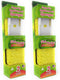 Arrow Home Products Dish Wand Sponge Refills, 4 Pack - Replacement Sponge Heads for Dish Wand, Made in USA - for Quick, Convenient Cleaning, Easy to Refill, Built-in Scrubber, Ideal for Dishes & Pans by Arrow Home Products