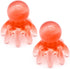 NeoLum 2 Pack Octopus Head Massager Comb: Hair Scalp Massage Tool Stress Relief