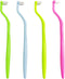 4-Pack End Tuft Toothbrushes, Ultra Soft Orthodontic Brushes for Braces and Detailed Cleaning