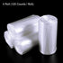 MECCANIXITY Small Trash Bags, 0.5 Gallon Garbage Bags for Desktop Mini Trash Can, 4 Rolls / 120 Counts (White)