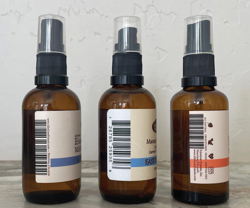 Fabulous Frannie Massage Spray Trio Set, 2oz (Set of 3) - Muscle Ice, Easy Breathzy, Lavender