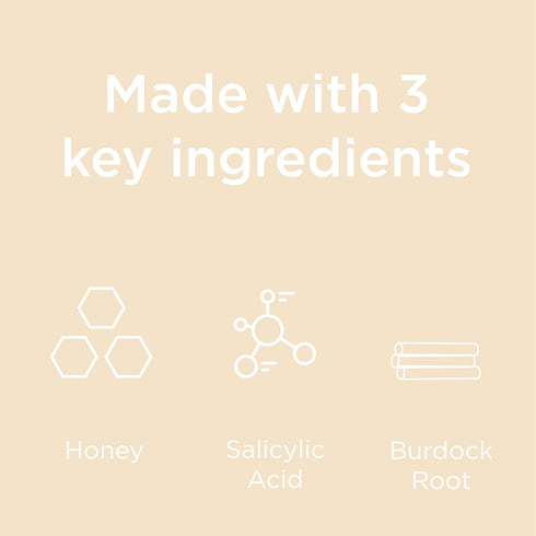 Karuna Skin Clarifying+ Sheet Masks, 4 Face Mask Sheets per Pack, Moisturizing & Hydrating with Honey, Salicylic Acid &