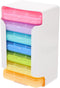 LOLIPPYY Portable Weekly Pill Organizer Box, 7-Day Travel Medication Case with 6 Compartments,