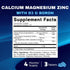 Vitamatic Calcium Magnesium Zinc D3 Boron | 365 Coated Tablets Supplement | Calcium 1200 mg, Magnesium 420mg, Zinc 25mg, Vitamin D3 1000 IU, Boron 1 mg | Non-GMO | Gluten Free | Made in USA