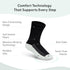 OrthoFeet Padded Sole Socks for Diabetics