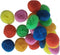 Plastic Dish Scrubbers for Dishes, Nylon Round Scrubber Scouring Pad, Colorful Non Scratch Mesh Pads (24 Pack)