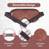 NEWGO Cooling Eye Mask Gel - Ice Eye Mask for Puffy Eyes, Headache, Migraine Relief with Plush Backing (Brown)