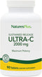 Natures Plus Ultra C W/Rose HIPS, 2000 mg, 90 Vegetarian Tablets for Immune Support