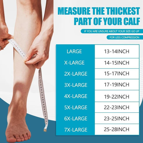 Yxmeiguo 4XL, Plus Size Compression Sleeves for Calves Women Wide Calf Compression Legs Sleeves Men Relieve Varicose