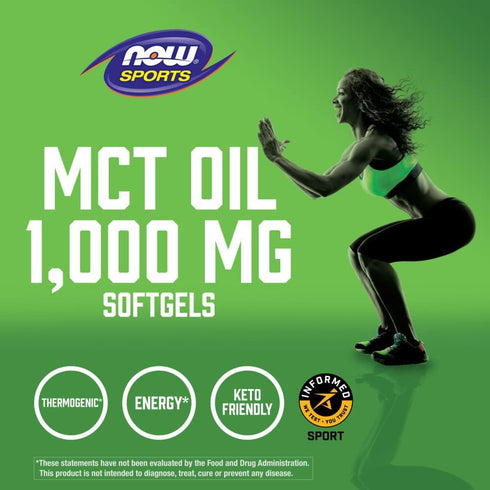 Now Foods MCT Oil Softgels - 1,000 mg, 150 Count (Pack of 2)