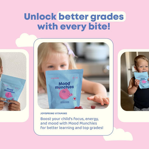 JoySpring Saffron Gummies for Kids - Sugar Free Saffron Extract with GABA for Mood Support