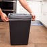 7-10 Gallon Clear Garbage Bags, 110 Bags, 29" x 24" Extra Large Medium Kitchen Trash Can Liners for Home and Office