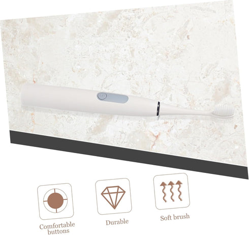 PartyKindom Electric Toothbrush for Adults Soft Bristles with Powerful Cleaning Rechargeable Portable Oral Care Tool