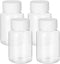 4Pcs Clear Pill Bottles, 80ml Empty Plastic Medicine Bottles with Caps, Small Travel Pill Case for Liquid Solid Powder