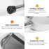 1pc Stainless Steel Dustpan - Heavy Duty Dustpan for Debris Cleaning, Plastic Office Small Shovel