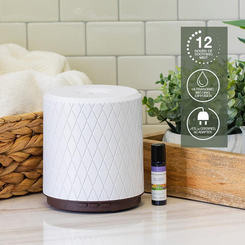 SpaRoom Athena Bluetooth Ultrasonic Essential Oil Diffuser for Large Rooms