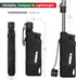 Mini Camping Torch Lighter, Portable Flexible Wand with Telescoping Burner Head, Windproof Jet Flame for Outdoor