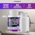 Sciatica Nerve Health Support Supplement Capsules with Folic Acid, Glucosamine, MSM & Vitamin B Complex (60 Count)