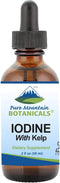 Liquid Iodine 0.3% Solution 2oz - Liquid Supplement with Organic Kelp, Kosher Vegan Iodide Drops Solution