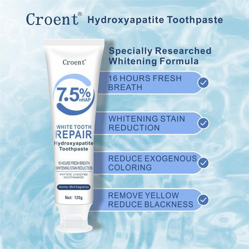 MIANQIONGFENG 3 7.5% Pcs Hydroxyapatite Toothpastes for Enamel Protection and Tooth Strengthening, Stain Removal