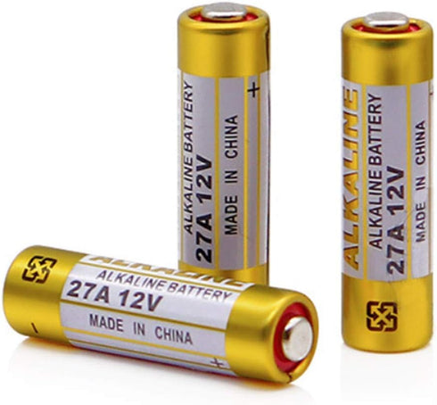 27A Batteries 12V Alkaline Battery CA22 SNN4176A ALK27A A27BP K27A VR27 R27A (10pcs/2Pack)
