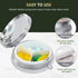 Nipichsha Pill Box, Small Pill Case for Purse & Pocket, Cute Travel Medicine Organizer, Portable Medicine Container