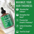 Pumpkin Seed Oil Serum for Hair Growth, Hydrates Thinning Hair for Healthier Scalp, Vegan 2oz for Women & Men