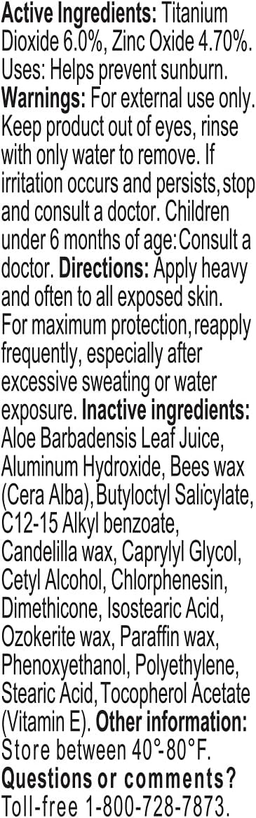 SolRX MINERAL SPF 50 Sunscreen Stick - Clear, Non-Greasy Zinc Oxide Sunscreen Stick for Face