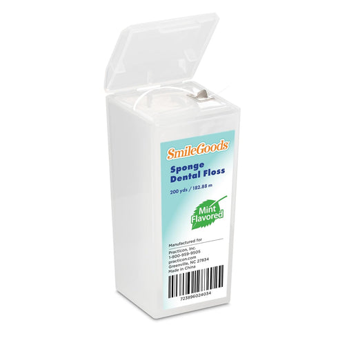 Practicon SmileGoods Mint Dental Floss, 200 Yards