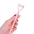 MSQ Eyelash Comb Separator with Brush and Cover, Arc Designed Cosmetic Tool (1PCS)