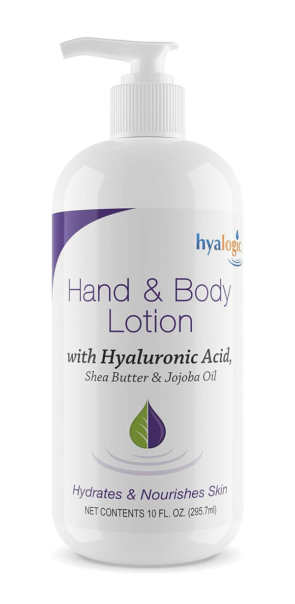 Hyalogic Episilk Hand & Body Lotion, 10oz – Great Skin Care Lotion with Hyaluronic Acid, Shea Butter & Jojoba Oil