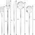 Nicole Fantini (96) Elegant Novelty Silver Salad Forks, Teaspoons And Knives