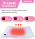USB Heating Pad - 5V Heated Travel Pads for Car Airplane, 3 Heat Settings, Auto Shut Off, Pain Relief (16"x 12")