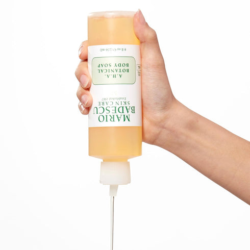 Mario Badescu AHA Botanical Body Wash, Moisturizing, Clarifying, Gentle Exfoliating for Brighter, Softer Skin | Infused