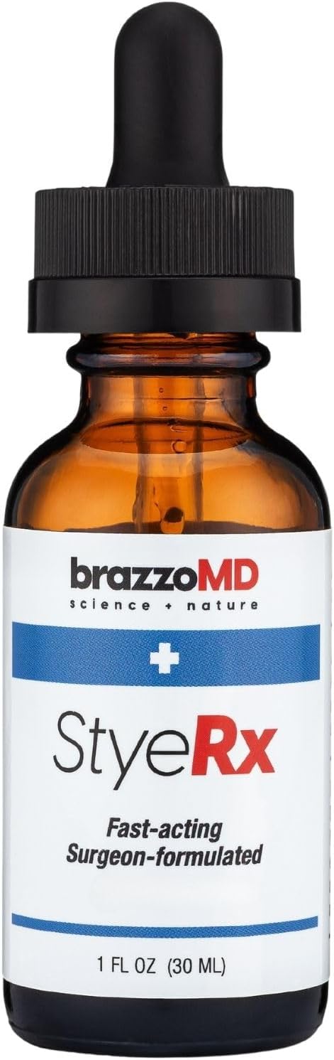 brazzoMD Stye Relief - Physician-formulated with Arnica & Calendula, 1.0 Fl Oz