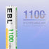EBL Rechargeable AAA Batteries 8 Pack 1100mAh NiMH with Charger