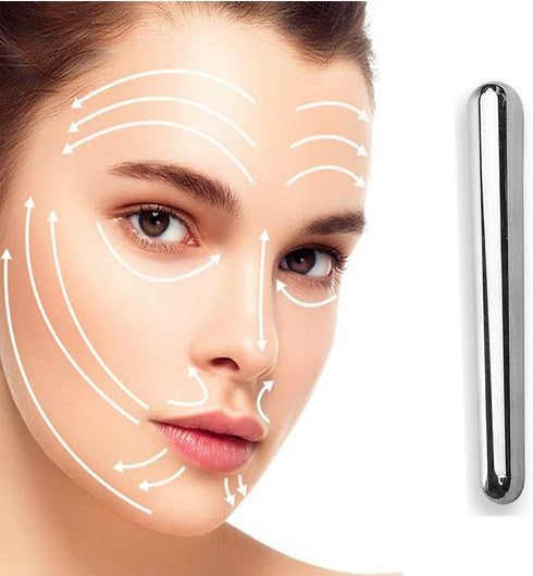 Stainless Steel Face Massage Therapy Stick, Guasha Massage Wand for Deep Tissue Relief (1)
