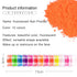 Major Dijit Neon Phosphor Pigment Powder Set, Fluorescent Nail Glitter Eye Powder for Manicure Decoration