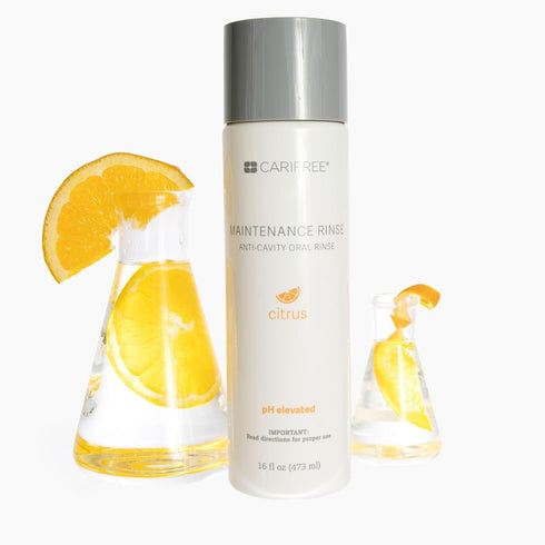 Recommended, CTx3) CariFree Maintenance Rinse, Citrus Flavored, Anti-Cavity Fluoride Mouthwash, Dentist Prevents Oral