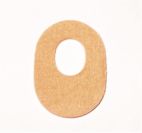 Flesh Felt Bunion Shields - 40 Pack Adhesive Oval Cushions, Medical Bandage for Foot Pain Relief, Bunions, Callus