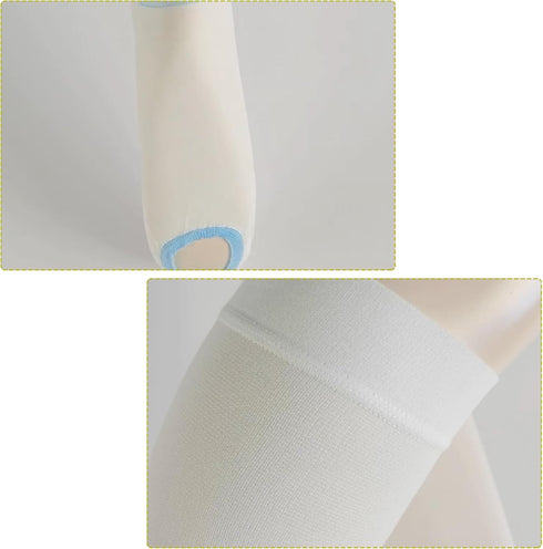 Hole,15-20mmHg TED Hose Knee High Anti Embolism Stockings for Women & Men,Hospital Style Surgical Support Hose,Support