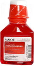 Mapap Adult Liquid Acetaminophen by MAJOR - 500mg Extra Strength, Cherry Flavor, 8 Fl Oz, Pack of 1