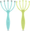 Scalp Massager, Handheld Claw Head Massager for Deep Relaxation & Stress Reduction in Office Home SPA (Blue and Green)
