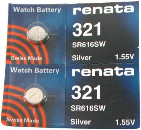 #321 Renata Watch Batteries, 2 Count
