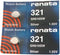 #321 Renata Watch Batteries, 2 Count