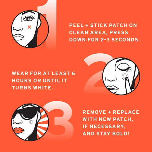 Healing Acne Patches No BS - Hydrocolloid Acne Spot Treatment to Prevent Scars, Invisible on All Skin Tones (36ct)